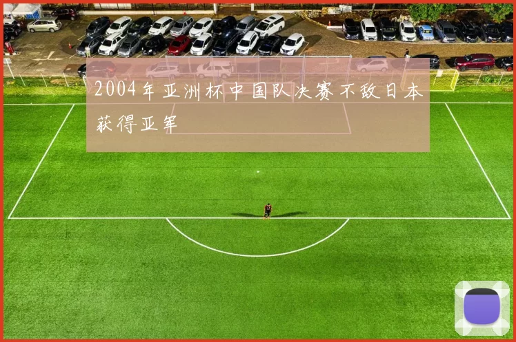 2004年亚洲杯中国队决赛不敌日本获得亚军