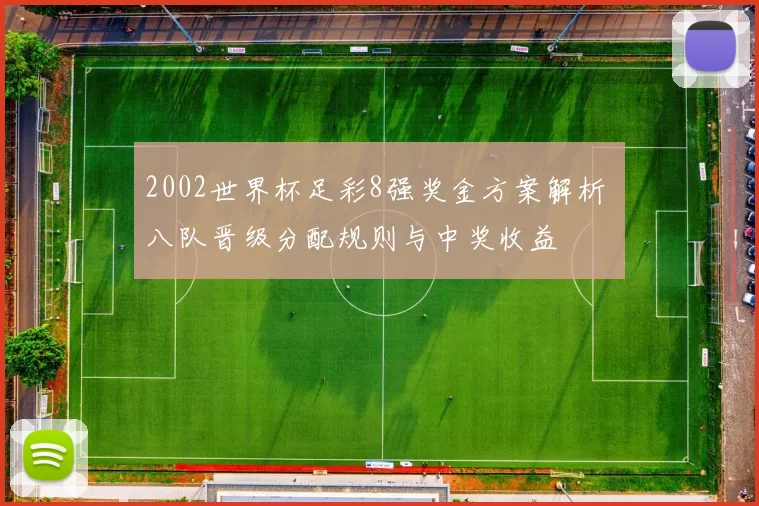 2002世界杯足彩8强奖金方案解析 八队晋级分配规则与中奖收益
